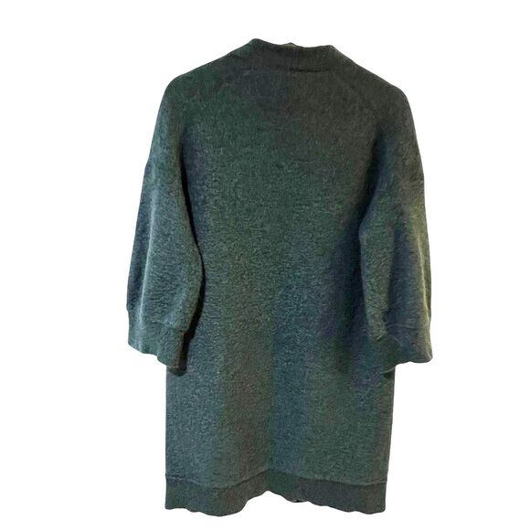 By Malene Birger Rinorra Cardigan Size S Green Mohair Wool Blend Quiet Luxury - Picture 2 of 9